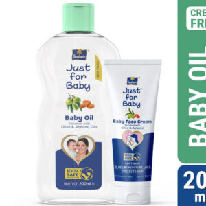 Parachute Just for Baby – Baby Oil 200ml (Baby Face Cream 50g FREE)